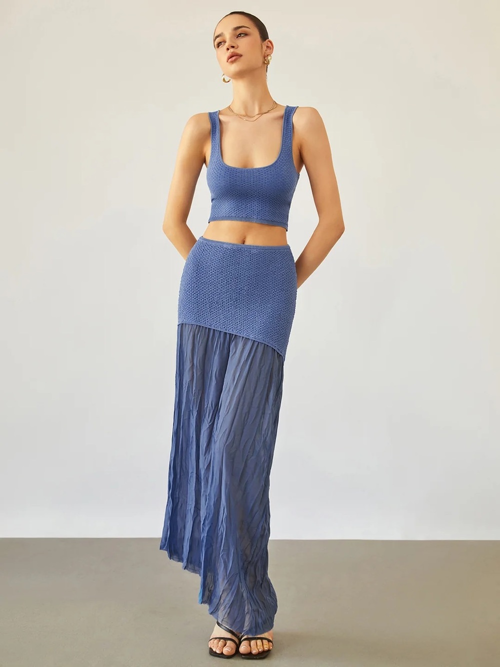 Commense Sea Breeze Maxi Skirt and Top